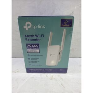 TP-Link AC1200 RE315 Mesh WiFi Extender 5GHz/2.4GHz Up to 1500 Sq.ft 30 Device